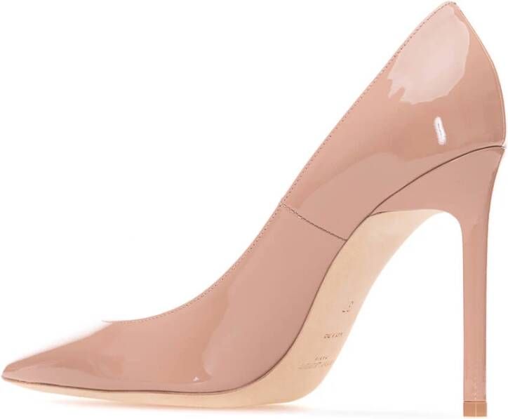 Saint Laurent Klassieke Zwarte Pumps Beige Dames