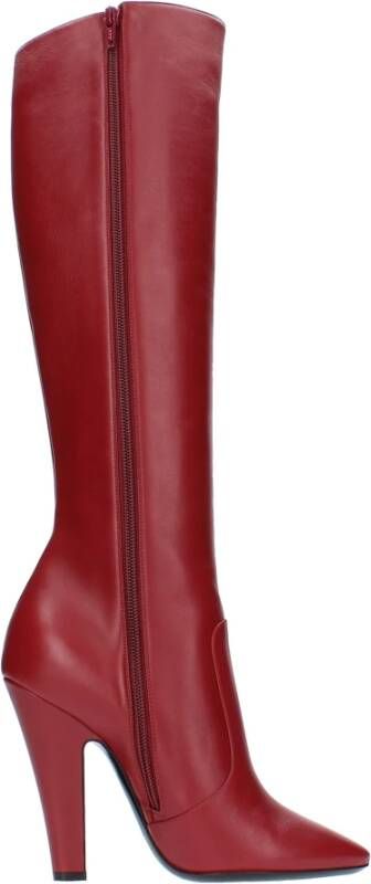 Saint Laurent Laarzen Rood Red Dames