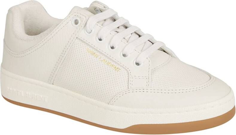 Saint Laurent Lage Sneakers White Dames