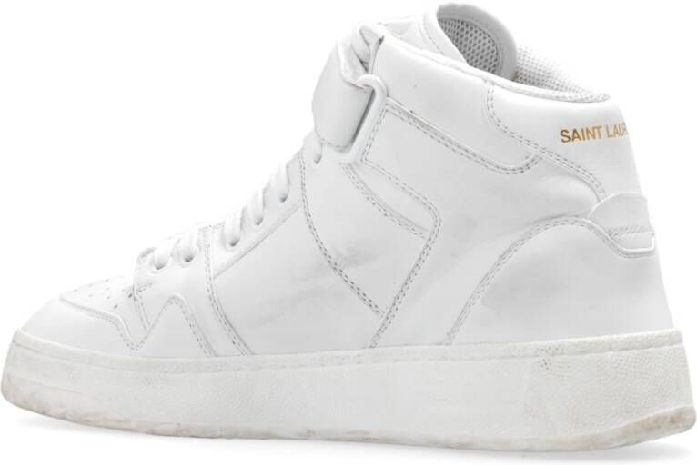 Saint Laurent Lax hoge sneakers White Dames