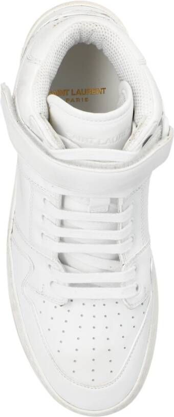 Saint Laurent Lax hoge sneakers White Dames