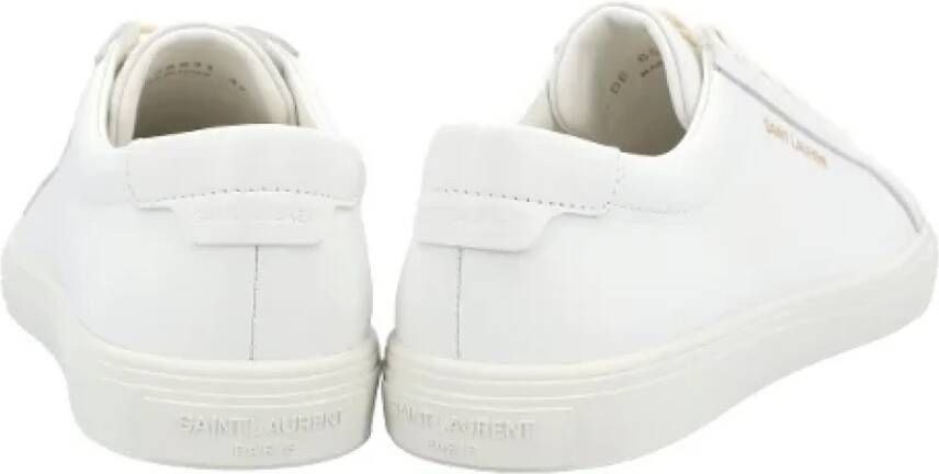 Saint Laurent Leather sneakers White Dames