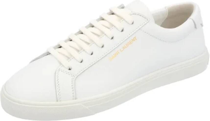 Saint Laurent Leather sneakers White Dames