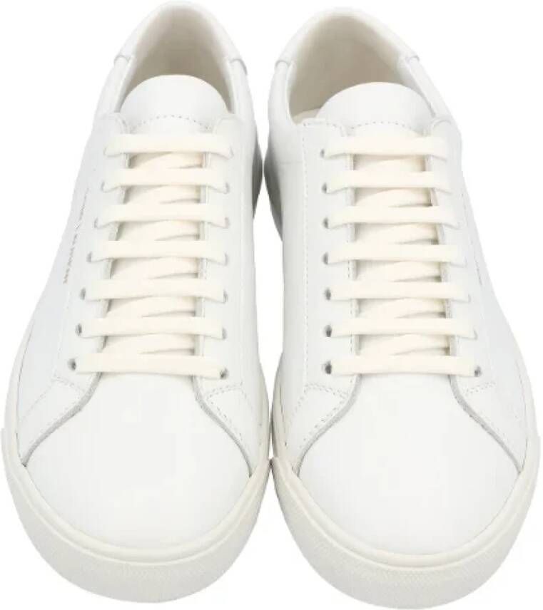 Saint Laurent Leather sneakers White Dames