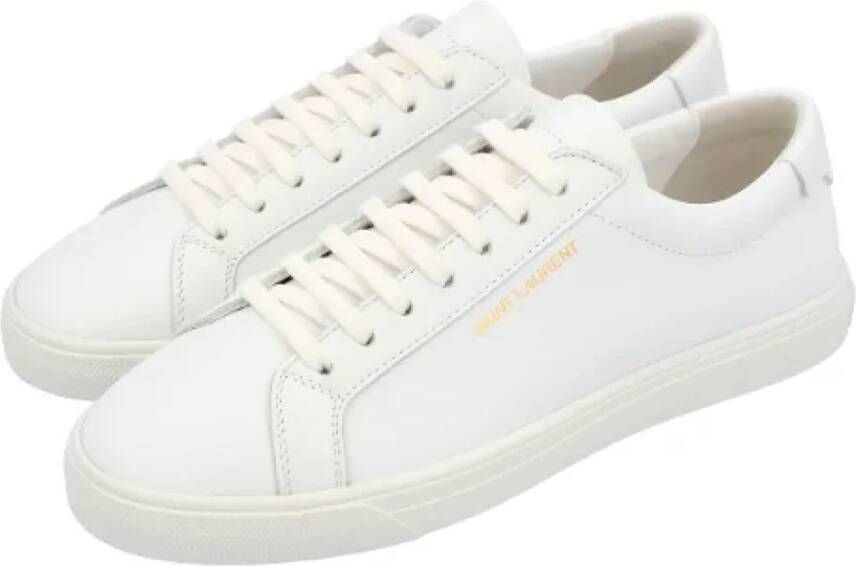 Saint Laurent Leather sneakers White Dames