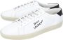 Saint Laurent Leather sneakers White Heren - Thumbnail 4