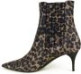 Saint Laurent Leopard-print Lexi Laarzen Brown Dames - Thumbnail 3