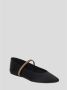 Saint Laurent Leren Ballerina Schoenen Black Dames - Thumbnail 2