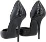 Saint Laurent Leren Pumps met Krokodillenprint Black Dames - Thumbnail 3