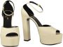 Saint Laurent Leren Schoenen 100% Leren Zool Beige Dames - Thumbnail 2