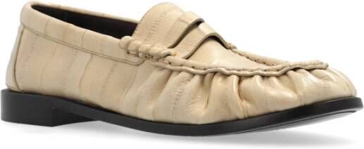 Saint Laurent Leren schoenen `Le Loafer` Beige Dames