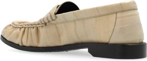 Saint Laurent Leren schoenen `Le Loafer` Beige Dames