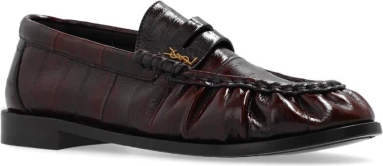 Saint Laurent Leren schoenen 'Le Loafer' Red Dames