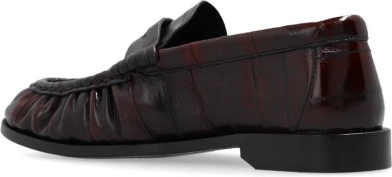 Saint Laurent Leren schoenen 'Le Loafer' Red Dames