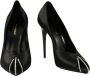 Saint Laurent Leren schoenen met rubberen zool Black Dames - Thumbnail 4