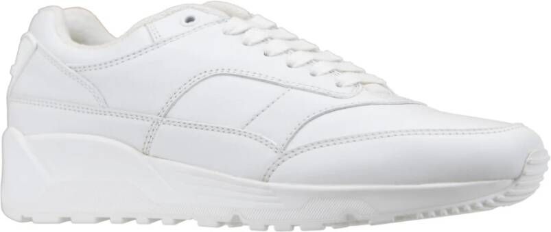 Saint Laurent Leren Vetersneakers White Heren