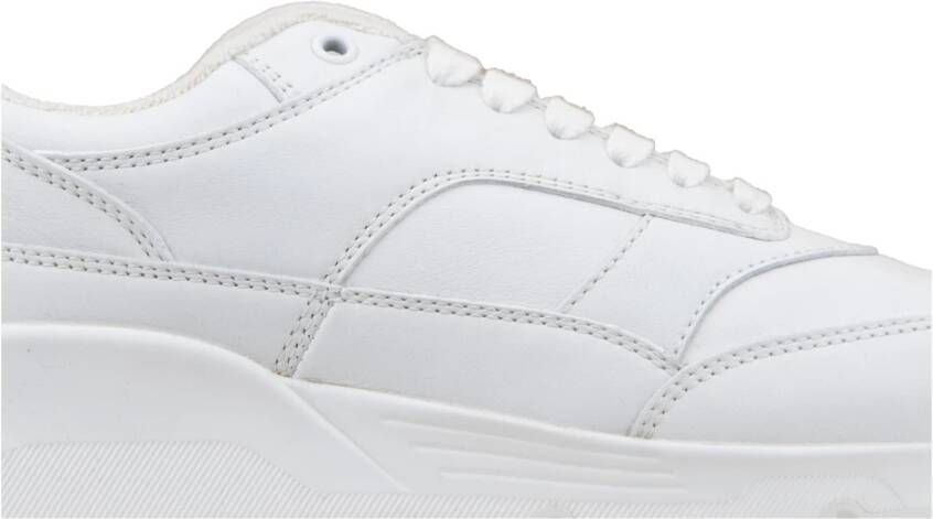 Saint Laurent Leren Vetersneakers White Heren