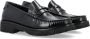 Saint Laurent Klassieke Zwarte Leren Loafers Black Dames - Thumbnail 8