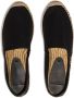 Saint Laurent Logo Espadrilles Canvas Leer Rubber Instapper Black Dames - Thumbnail 6