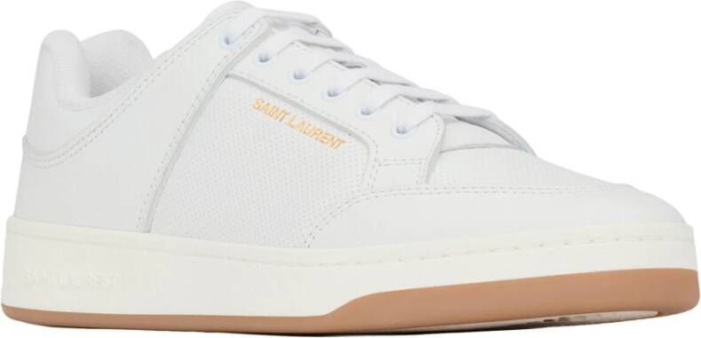 Saint Laurent Logo Sneakers White Dames