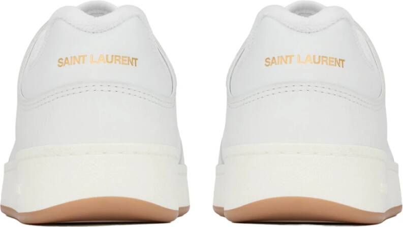 Saint Laurent Logo Sneakers White Dames