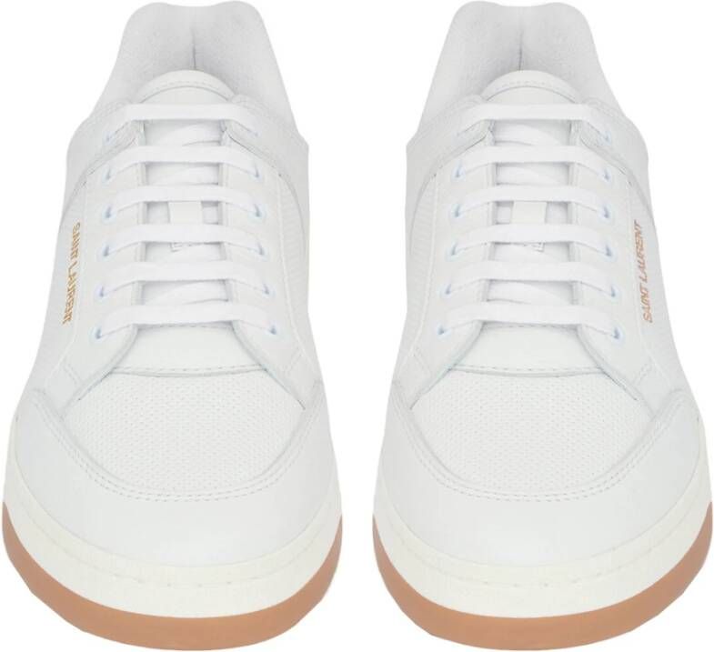 Saint Laurent Logo Sneakers White Dames