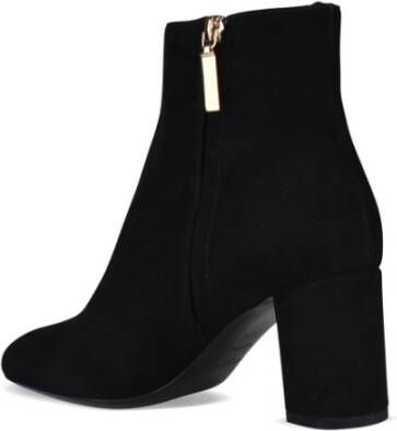 Saint Laurent Loulou 70 Zwarte Suède Enkellaarzen Black Dames