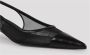 Saint Laurent Mesh Slingback Pumps Black Dames - Thumbnail 3