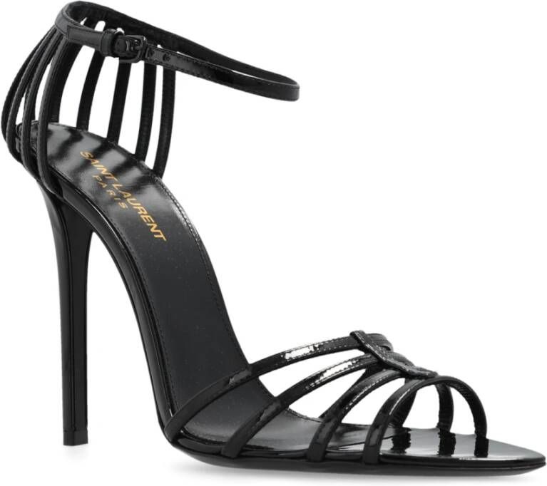 Saint Laurent Milena hakken sandalen Black Dames