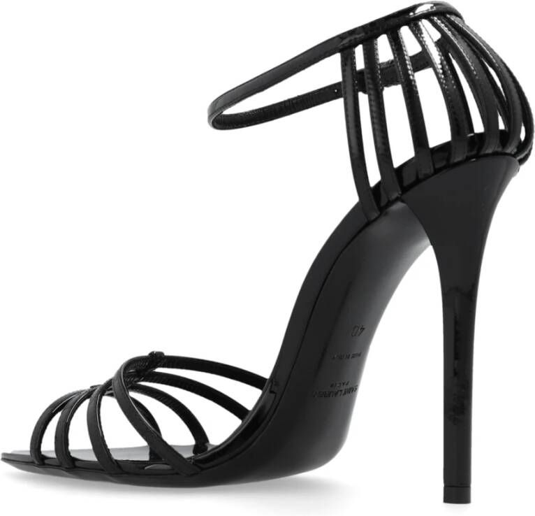 Saint Laurent Milena hakken sandalen Black Dames