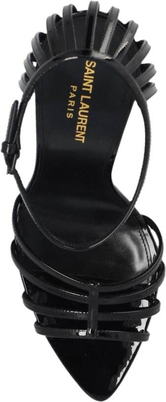 Saint Laurent Milena hakken sandalen Black Dames