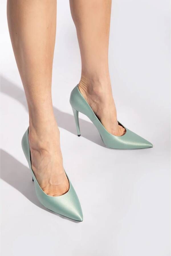 Saint Laurent Monceau pumps Blue Dames