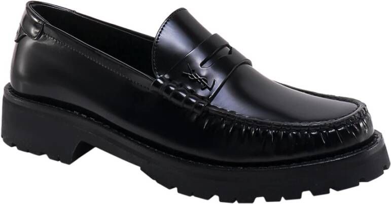 Saint Laurent Monogram Loafer Black Dames