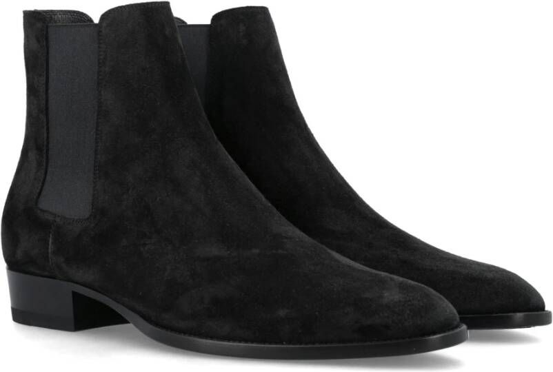 Saint Laurent Nero Ss24 Gesloten Schoenen Black Heren