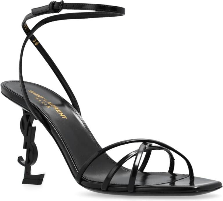 Saint Laurent Opyum hoge hakken sandalen Black Dames