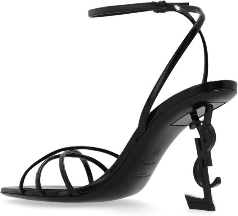 Saint Laurent Opyum hoge hakken sandalen Black Dames