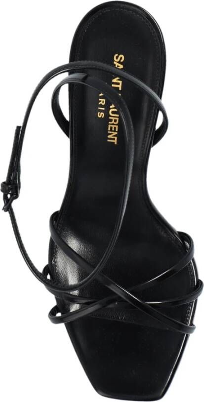 Saint Laurent Opyum hoge hakken sandalen Black Dames