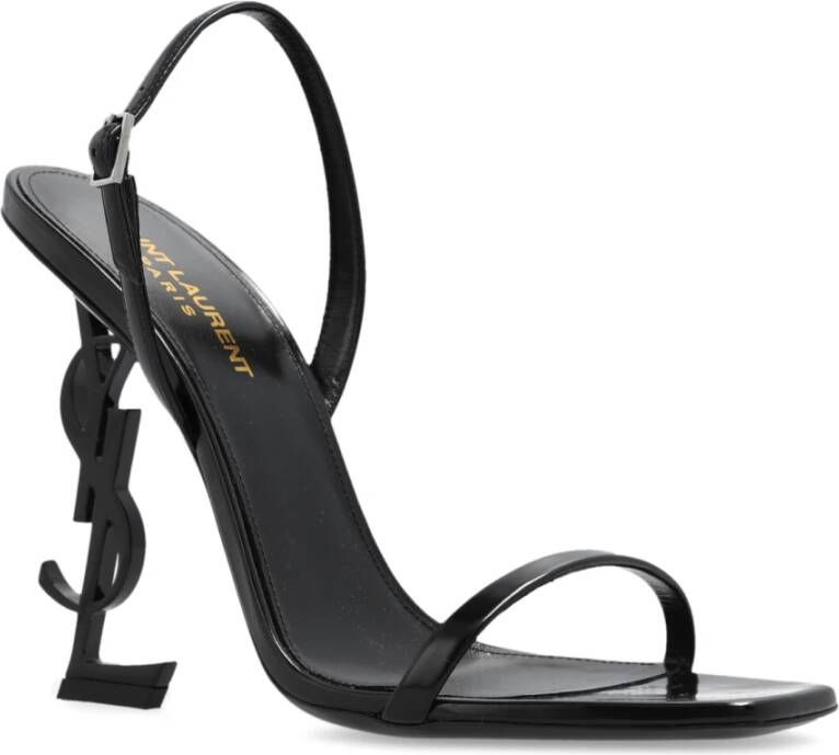 Saint Laurent Opyum hoge hakken sandalen Black Dames