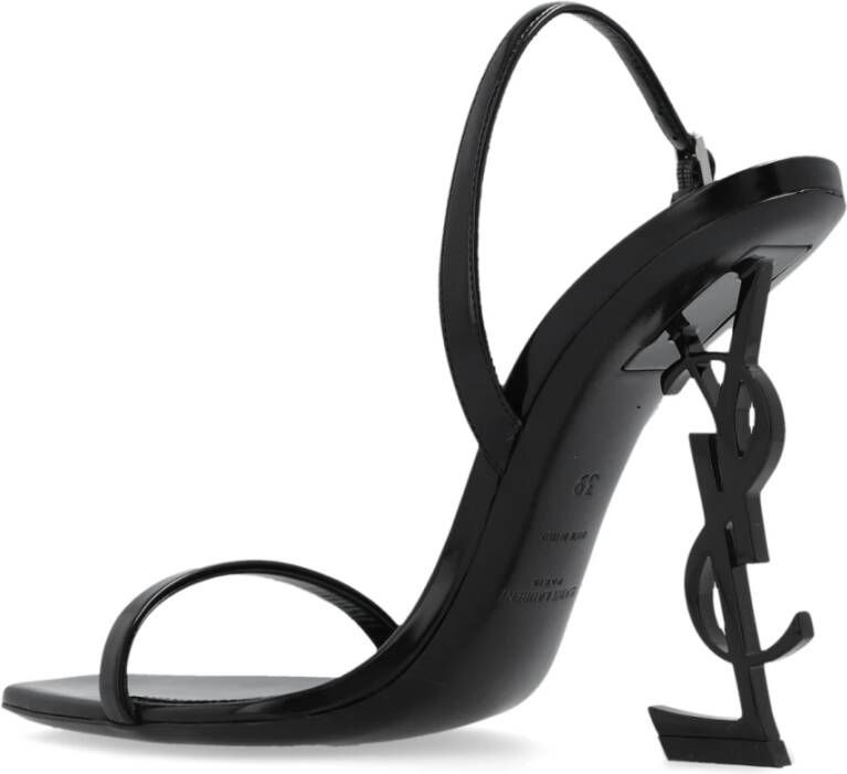 Saint Laurent Opyum hoge hakken sandalen Black Dames