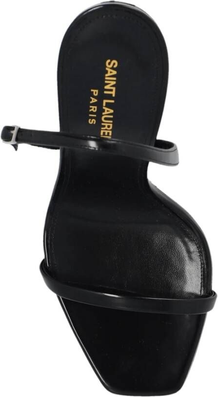 Saint Laurent Opyum hoge hakken sandalen Black Dames