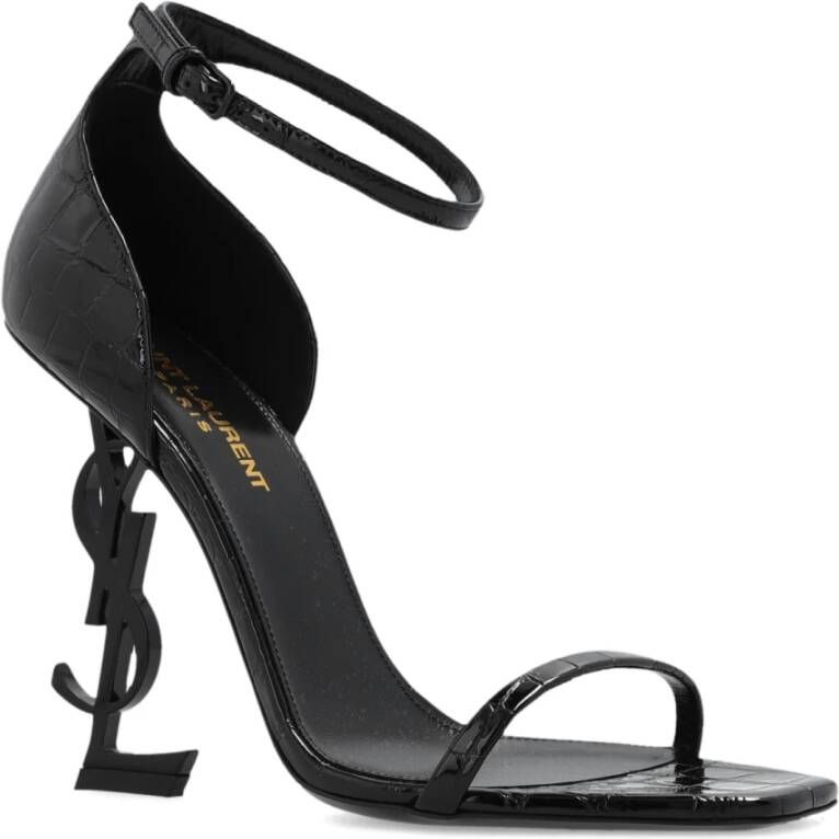 Saint Laurent Opyum hoge hakken sandalen Black Dames