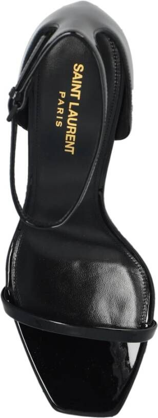 Saint Laurent Opyum hoge hakken sandalen Black Dames