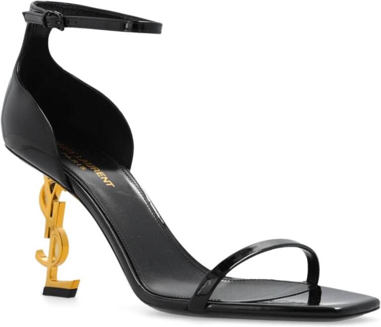 Saint Laurent Opyum hoge hakken sandalen Black Dames