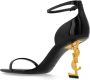 Saint Laurent Stijlvolle zwarte sandalen Black Dames - Thumbnail 9