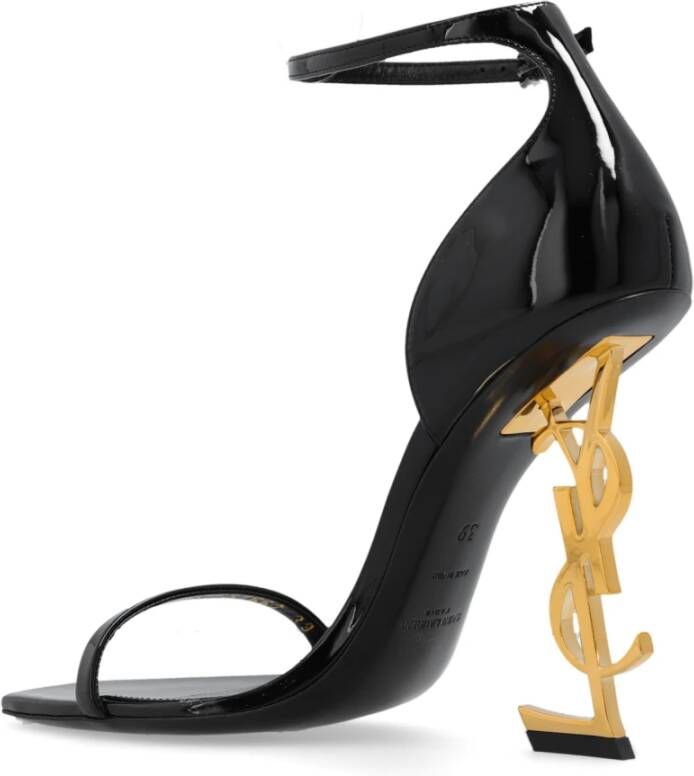 Saint Laurent Opyum hoge hakken sandalen Black Dames