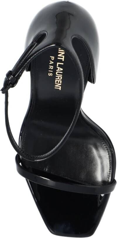 Saint Laurent Opyum hoge hakken sandalen Black Dames