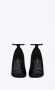 Saint Laurent Opyum Open Teen Pumps van Lakleer Zwart Dames - Thumbnail 2