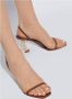 Saint Laurent Stijlvolle Sandalen voor Zomerse Outfits Brown Dames - Thumbnail 2