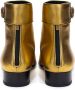 Saint Laurent Oro Leren Enkellaars Yellow Dames - Thumbnail 3