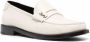 Saint Laurent Parel Lambskin Monogram Plaque Loafers White Dames - Thumbnail 4